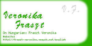 veronika fraszt business card